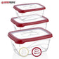 Herzberg Cooking Herzberg 3 Stuks Extra Diepe Bio Saver Box Set Ivoor