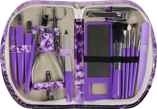 Wellys 18-Delige Manicureset 'Lavendel'